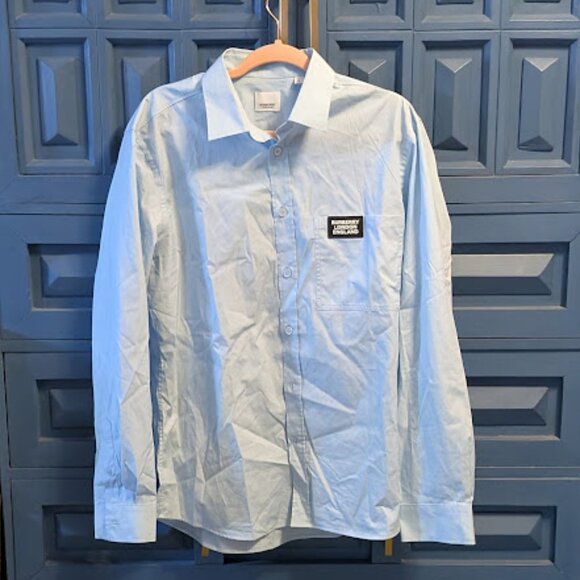 A3 BURBERRY LONDON ENGLAND Button Down (NWOT) - Picture 1 of 6